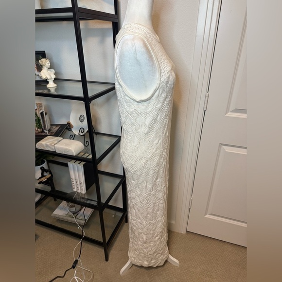 NWT Z Supply Mallorca Crochet Midi Dress White Size L - Picture 7 of 10